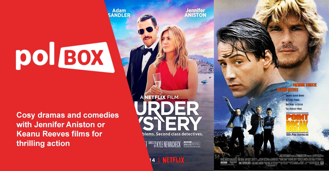 Best films with Jennifer Aniston and Keanu Reeves on Polbox.TV
