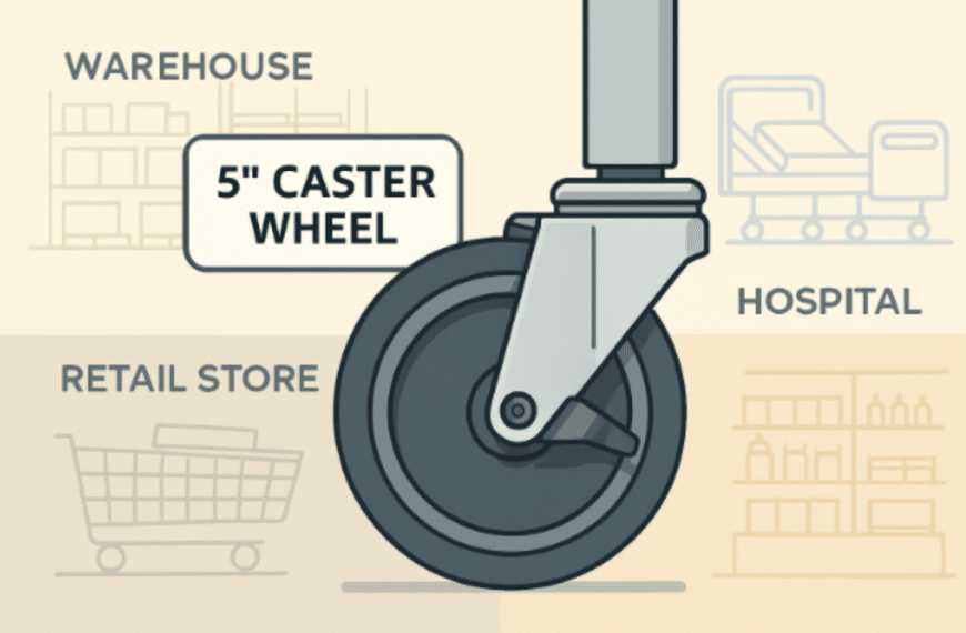 Why 5-Inch Casters Are the Industry Standard for Versatile Mobility